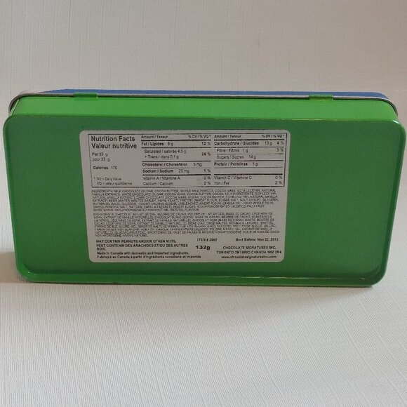 RARE Steam Whistle Pilsner Dufflet Chocolate Tin EMPTY - Picture 3 of 4